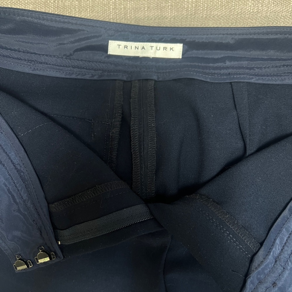 Trina Turk Dress Pants Navy